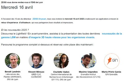 Journée utilisateurs Zeiss